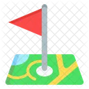 Flag Flag Pole Map Location Icon