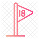 Flag Golf  Icon