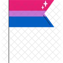 Flag Bisexual Pride Icon