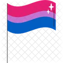 Flag Bisexual Pride Icon