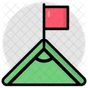 Flag Flagpole Streamer Icon