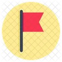 Flag Flagpole Streamer Icon