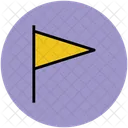 Flag Location Triangular Icon