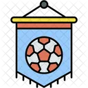 Flag Sportive Soccer Icon