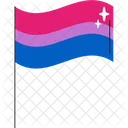 Flag Bisexual Pride Icon