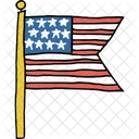 Flag American Independence Icon