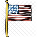 Flag American Independence Icon