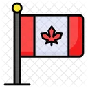 Flag Canada Nation Icône