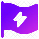 Flag Energy Fuel Icon