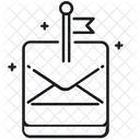 Flag Mail Communication Email Icon