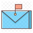Flag Mail  Icon