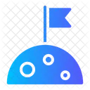 Flag moon  Icon