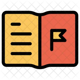 Flag Notebook  Icon