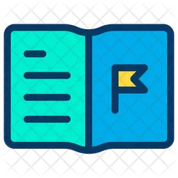 Flag Notebook  Icon