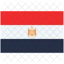 이집트 국기 이집트 플래그 아이콘