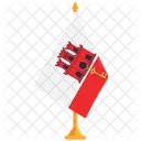 Flag Of Gibraltar Gibraltar Gibraltar Flag Icon