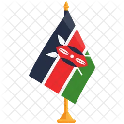 Flag Of Kenya  Icon