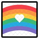 Flag of rainbow pride  Icon
