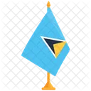 Flag Of Saint Lucia Saint Lucia Saint Lucia Flag Icon