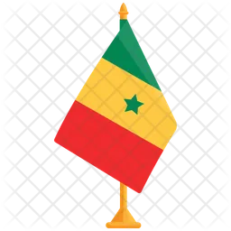 Flag Of Senegal  Icon