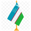 Flag Of Uzbekistan Uzbekistan Nation Icon