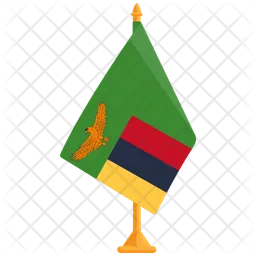 Flag Of Zambia  Icon