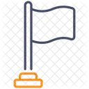 Flag with symbol or emblem  Icon