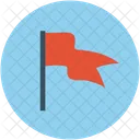 Flagge Flattern Standort Symbol