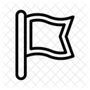 Flagge Ziel Meilenstein Symbol