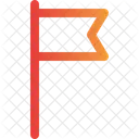 Flagge Hakchen Markierung Symbol