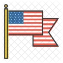 Flagge Amerikanisch Unabhangigkeit Symbol