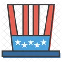 Flagge Hut Amerikaner Symbol