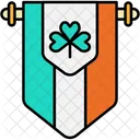 Flagge St Patrick Land Symbol