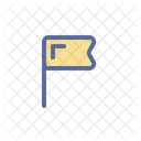 Flagge Standort Web Icon