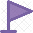 Flagge Ziel Mast Symbol