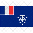 Flagge Der Franzosischen Sudgebiete Flagge Der Franzosischen Sud Und Antarktisgebiete Franzosische Sud Und Antarktisgebiete Symbol