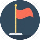 Flagge Ziel Fahne Icon