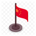 Flagge Chinesische Flagge Land Icon