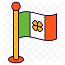 Flagge Irland Irisch Symbol