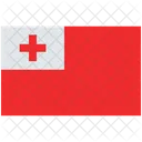 Flagge Von Tonga Tonga Tonga Flagge Symbol