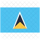 Flagge Von St Lucia St Lucia Flagge Von St Lucia Symbol