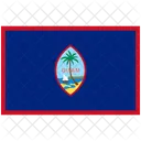 Flagge Von Guam Guam Flagge Symbol