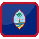Flagge Von Guam Guam Nationalflagge Symbol