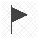 Flagge Kontrollpunkt Symbol