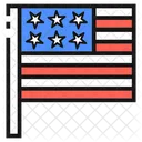 Flagge Der Vereinigten Staaten USA Amerika Symbol