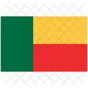 Flagge Flagge Von Benin Benin Symbol