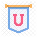 Flagge Universitat Flagge Logo Symbol