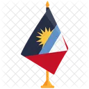 Flagge von Antigua und Barbuda  Symbol