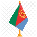 Flagge Von Eritrea Eritrea Eritrea Flagge Symbol