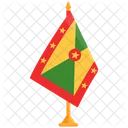 Flagge Von Grenada Grenada Grenada Flagge Symbol